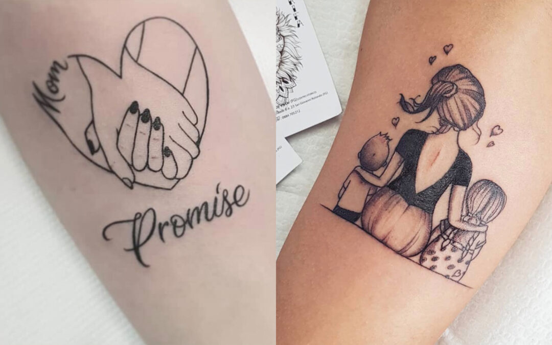 Top 3 des idées de tatouages sur le thème maman/bébé