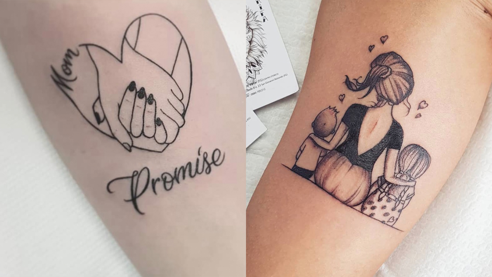 Top 3 des idées de tatouages sur le thème maman/bébé